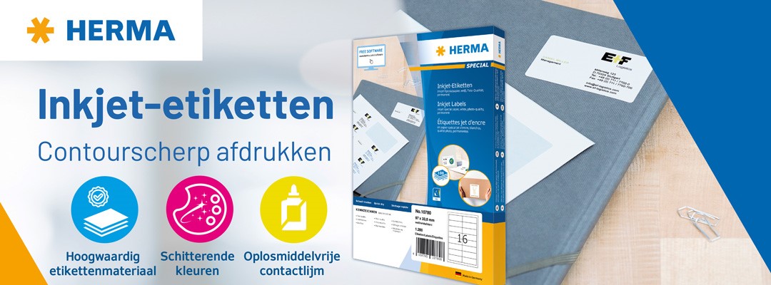 HERMA Inkjet etiketten
