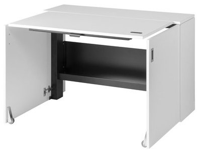 Elektrisch verstelbaar zit/sta bureau HomeFit© - Wit
